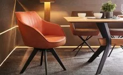 KOINOR Polsterstuhl Movy | Fire (Cognac) / Cognac Nein